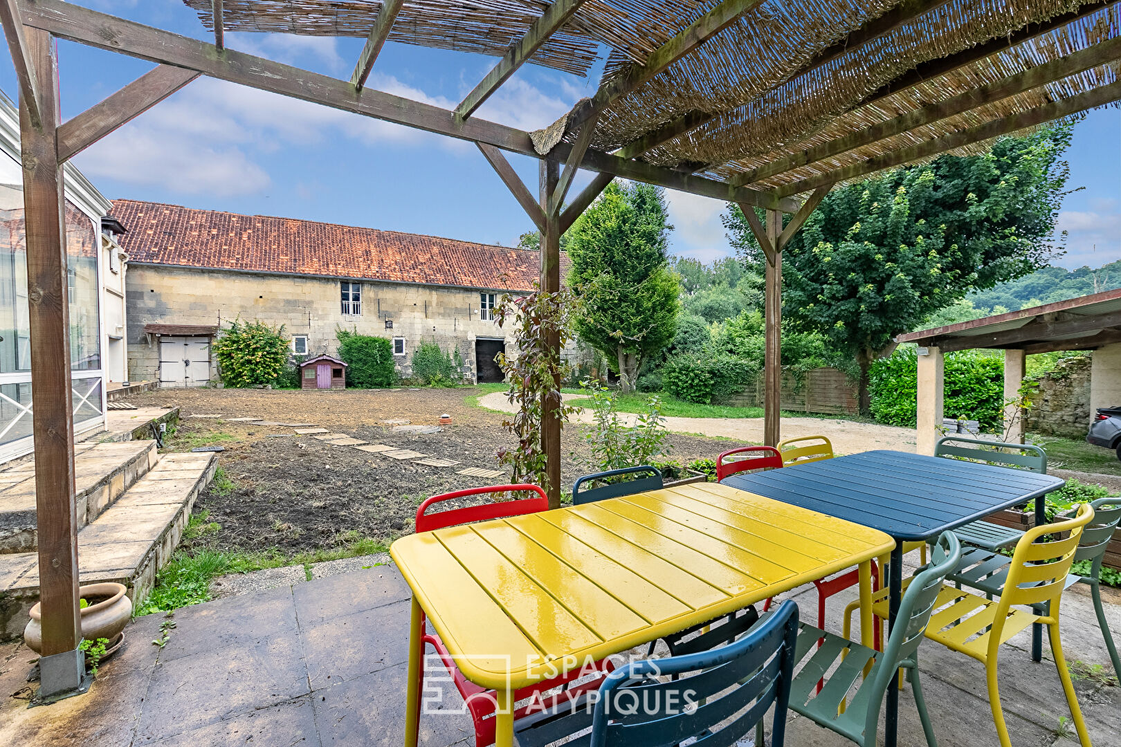 Maison de famille 19ème rénovée avec jardin près de Pierrefonds