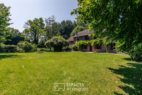 Splendide Moulin à eau avec rivière et jardin proche Compiègne