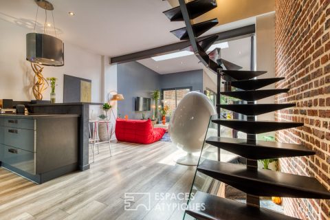Maison  de ville  avec jardin à Amiens, – Un cocon graphique proche de La Providence