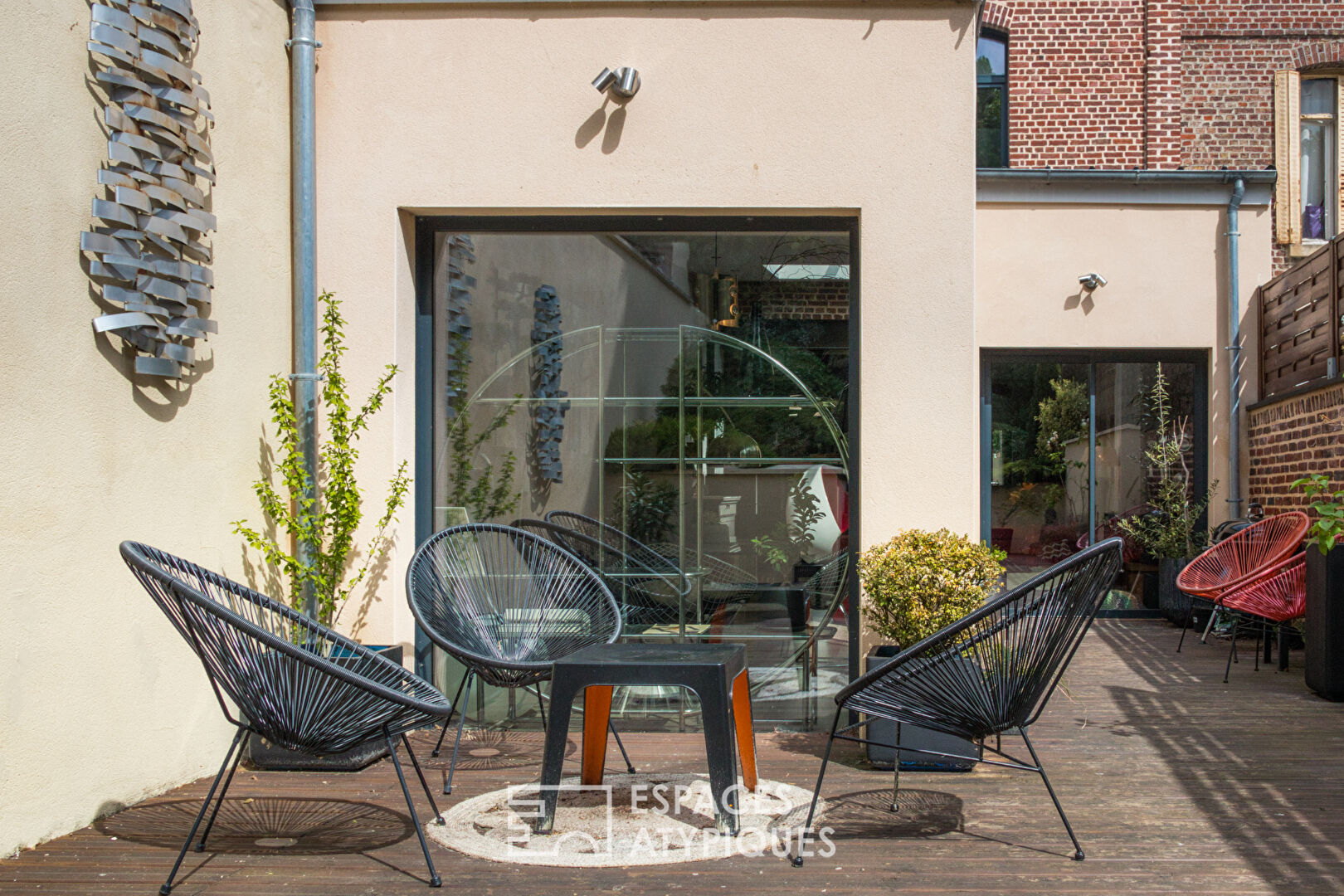 Maison  de ville  avec jardin à Amiens, – Un cocon graphique proche de La Providence