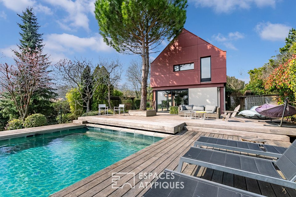 Maison d'architecte avec piscine et jardin proche  de Gouvieux