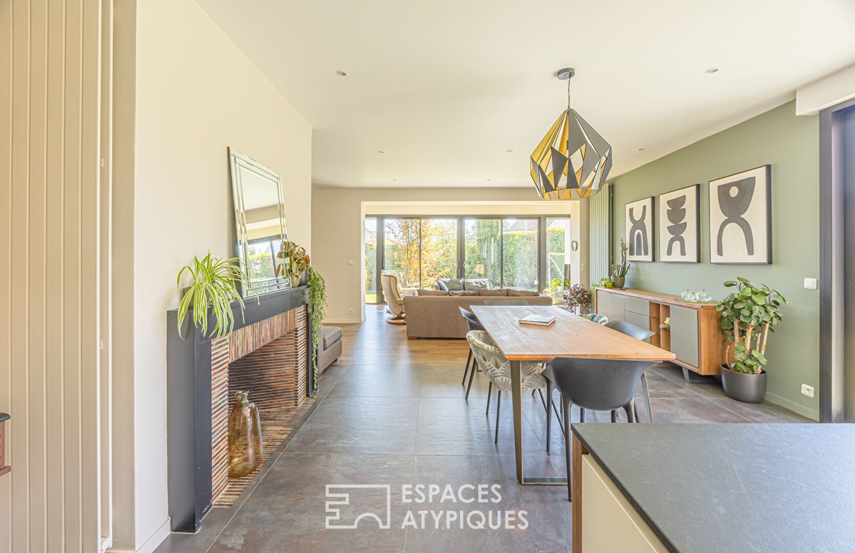 Maison d’architecte de plain pied avec jardin  Amiens Sud-Est