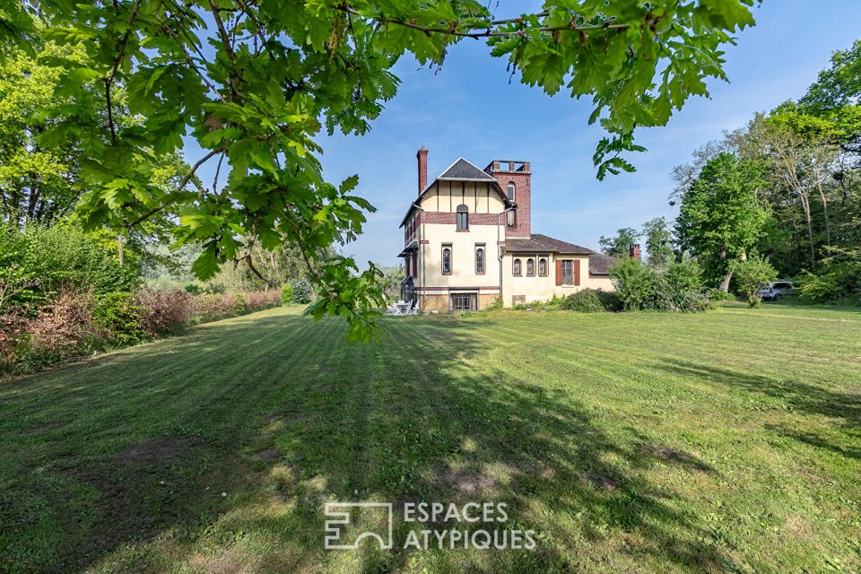 Maison de Maître avec jardin, verger et bois près de Noyon