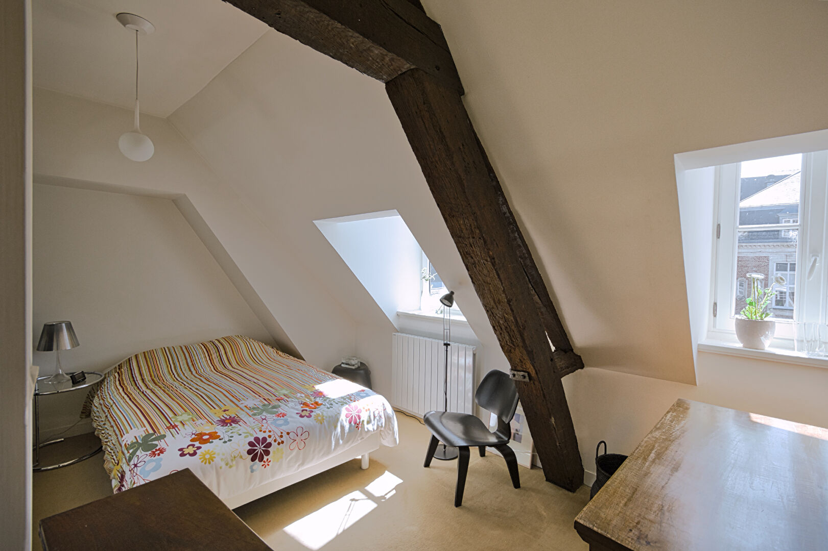 Apartment with view of the Cathedral in the historic center of Amiens