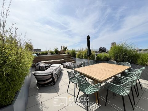 Penthouse avec terrasse piscine. Amiens centre