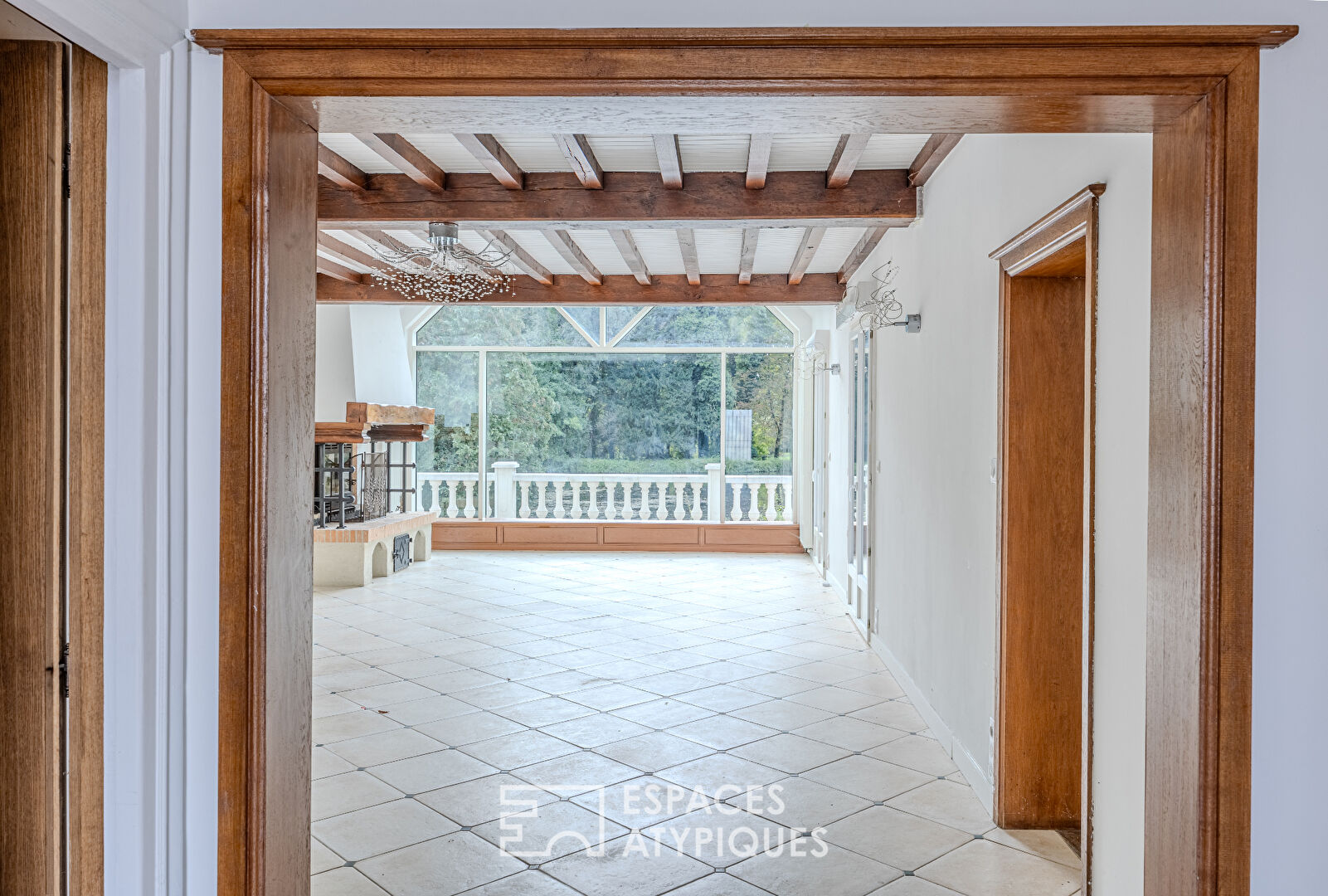 Large family home with independent gite and private pond