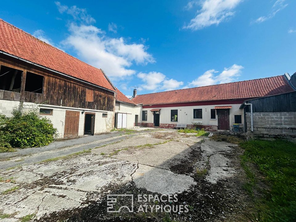 Corps de ferme avec belle maison 175m2