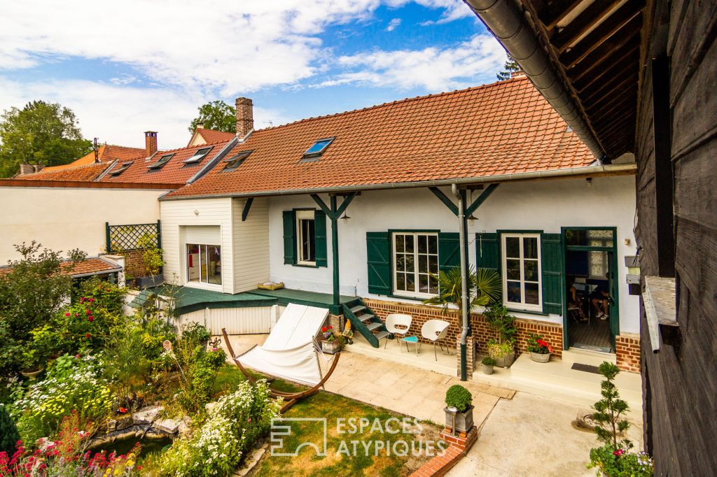 L’Imaginaire: house and artist’s studio on the green corridor