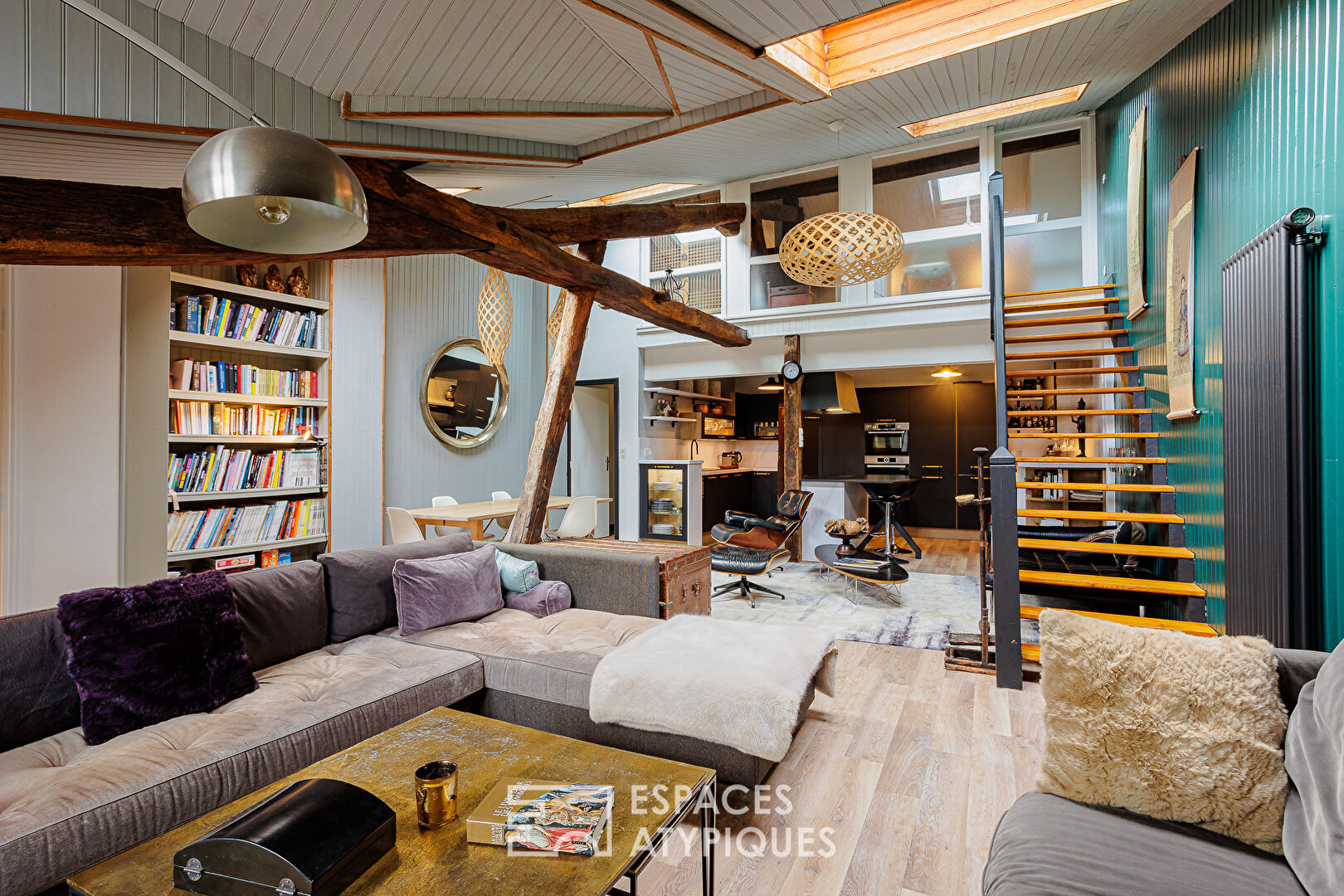 Duplex esprit loft, dans le coeur historique