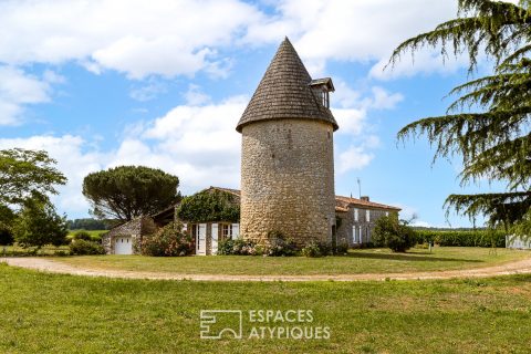 Propriété de charme et son authentique moulin