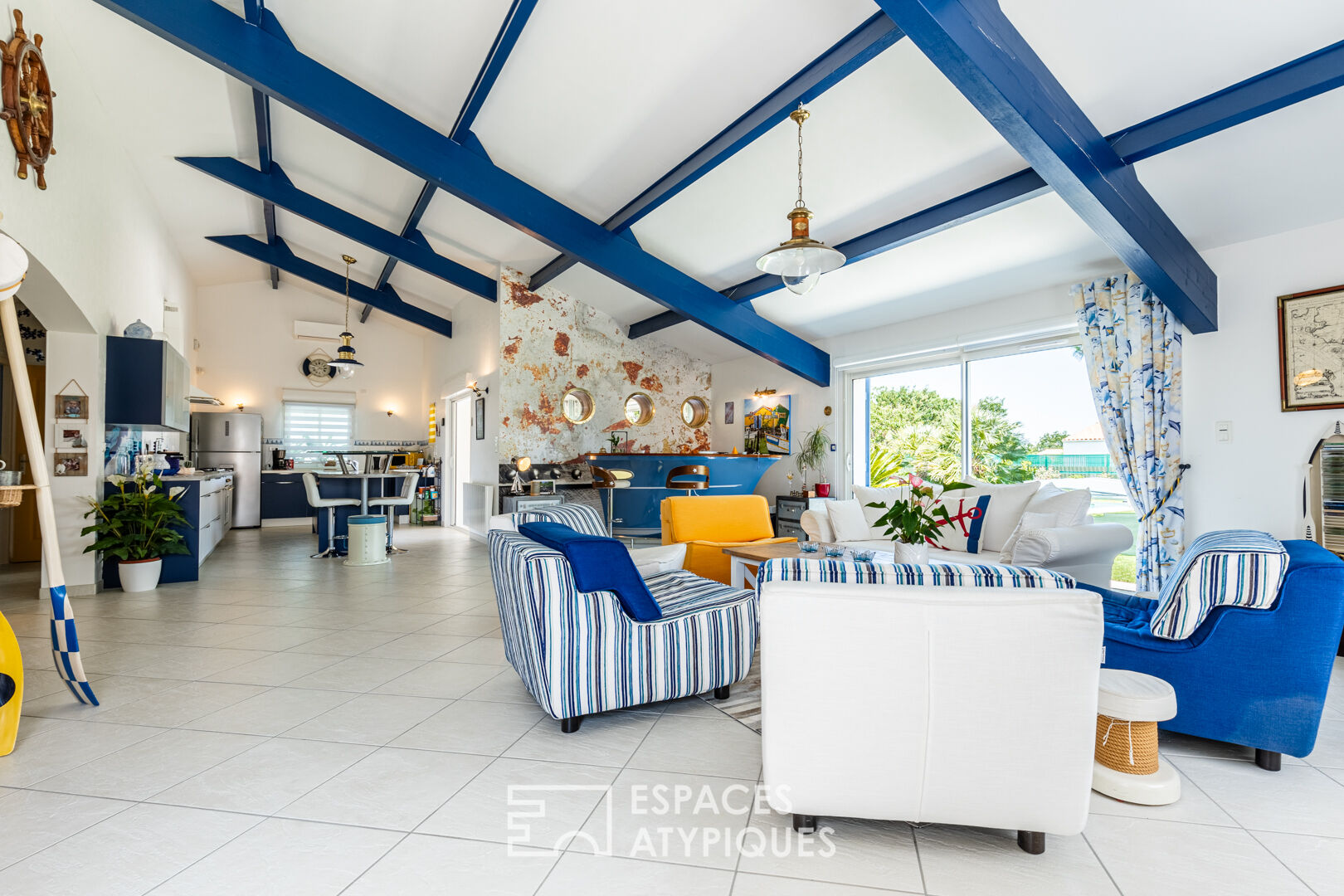 Contemporary marine-inspired villa