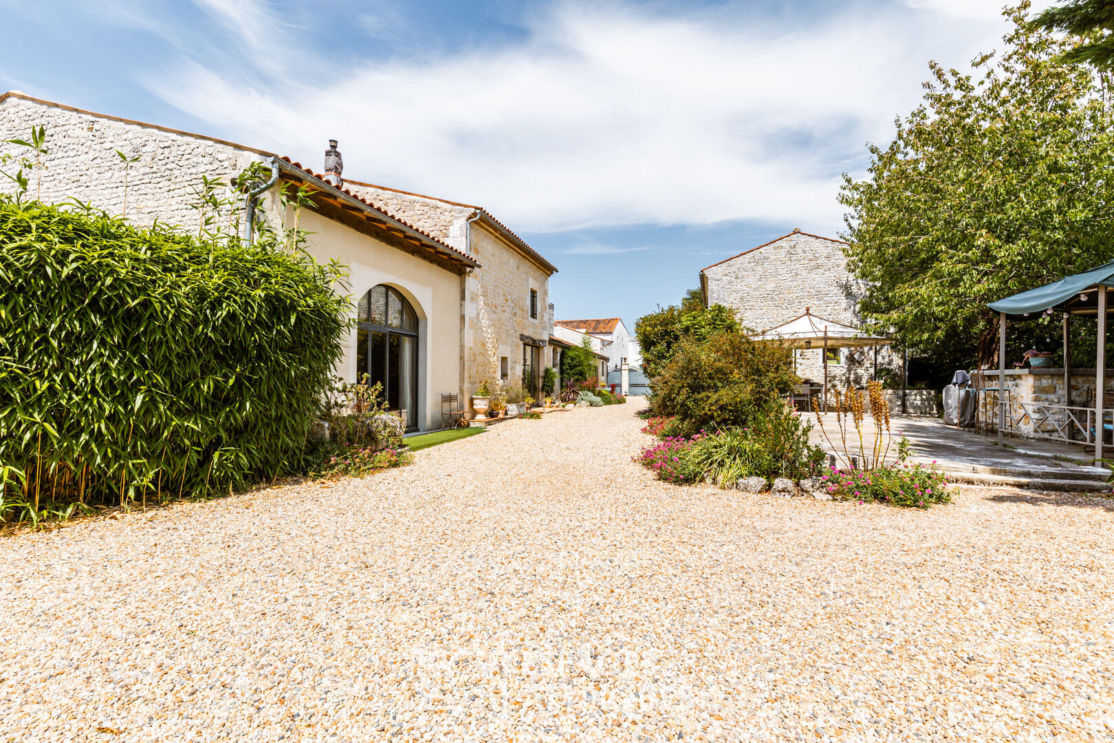 Renovated farmhouse in a bucolic setting