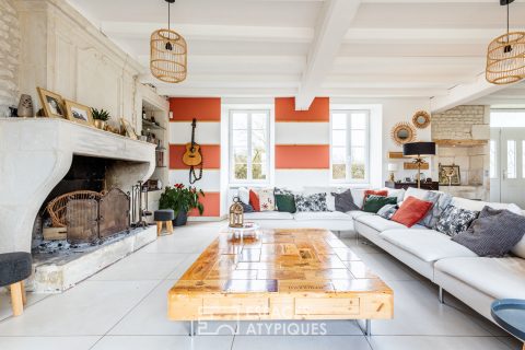 Elegant renovated Charentaise house