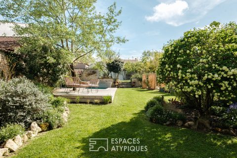 Renovated character house and its landscaped garden