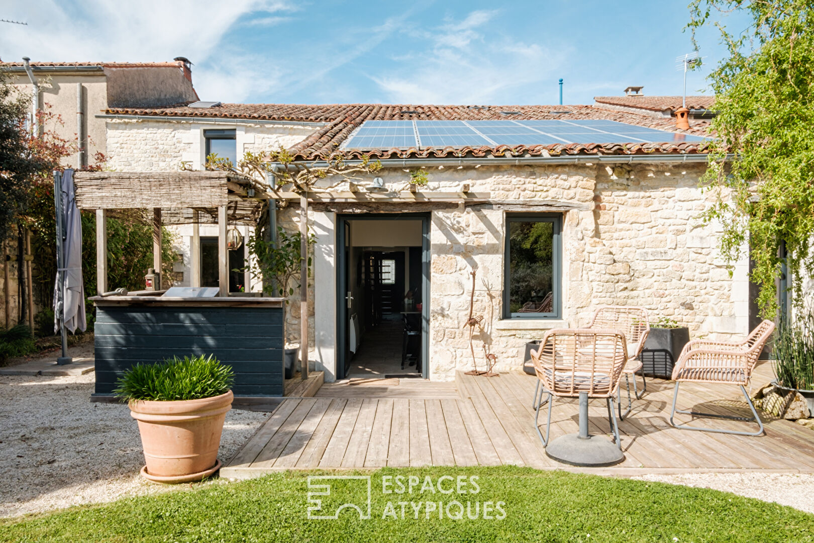 Renovated character house and its landscaped garden