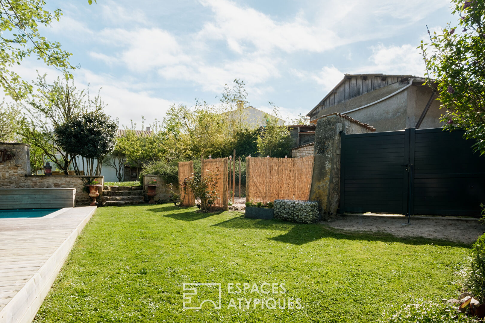 Renovated character house and its landscaped garden