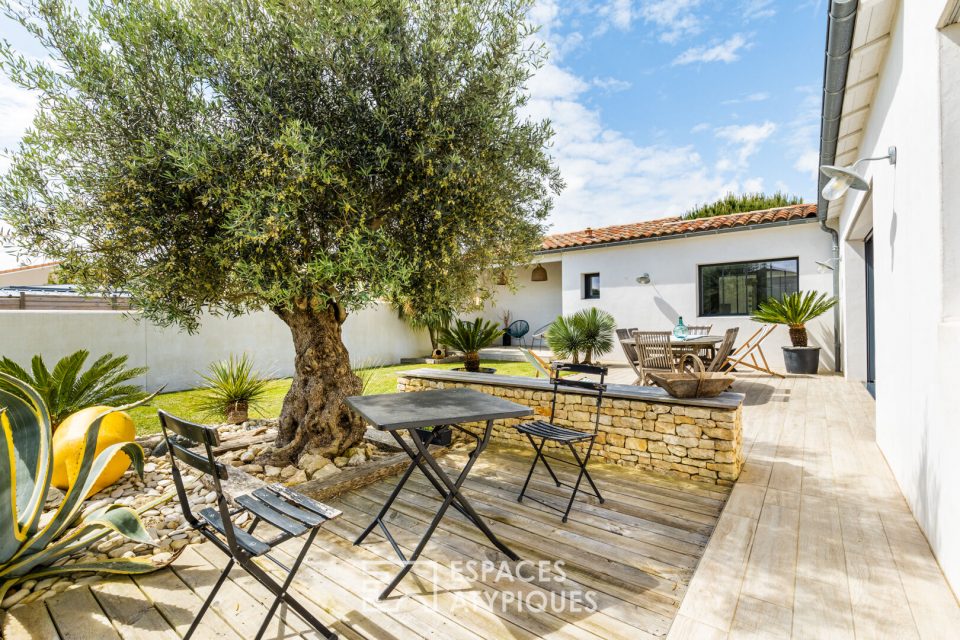 Maison d'architecte à l'esprit rétais
