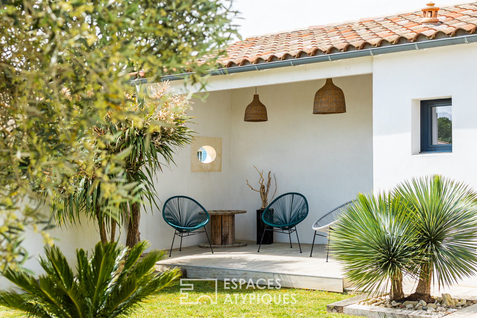 Maison d’architecte à l’esprit rétais
