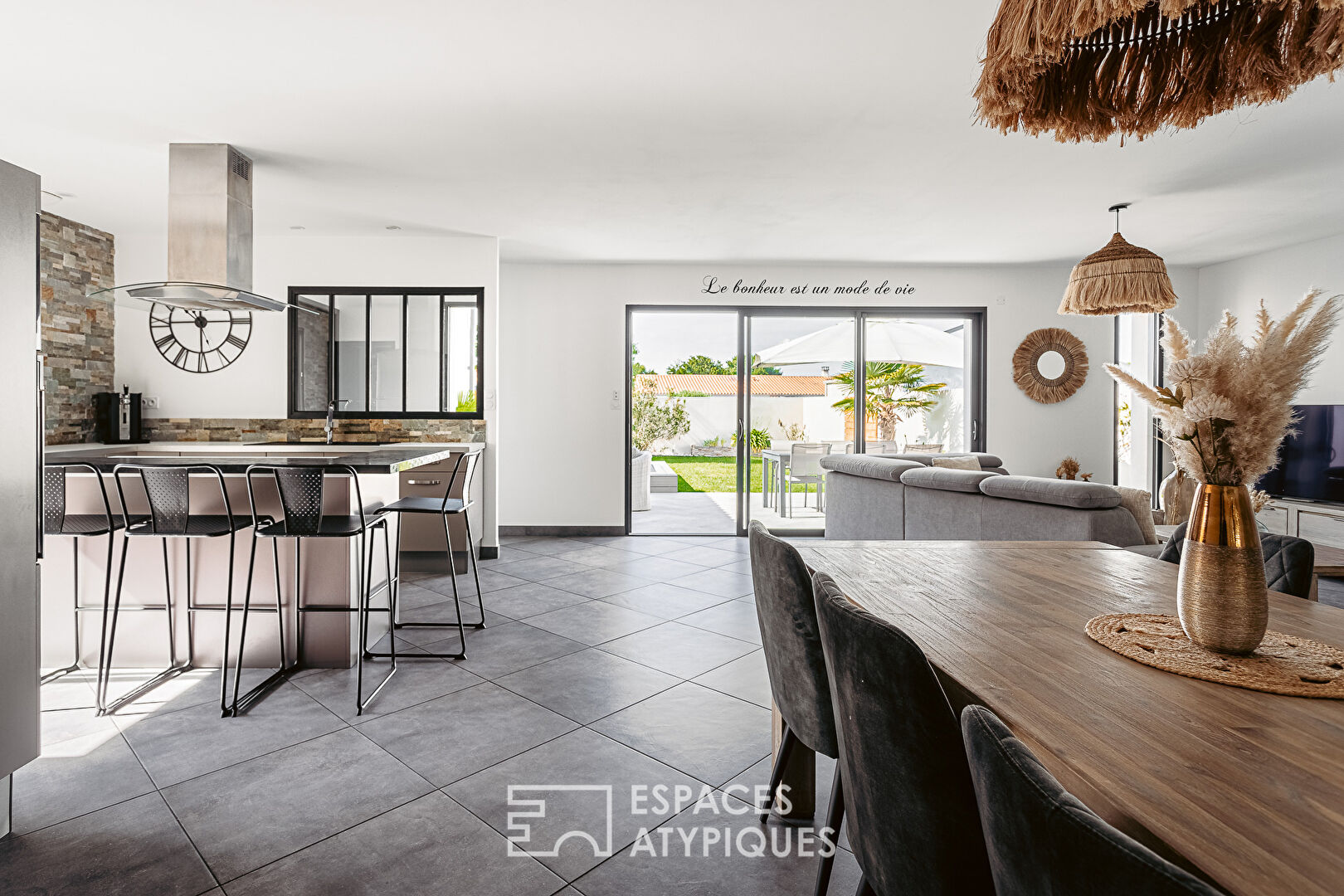 Contemporary family home in the heart of the village