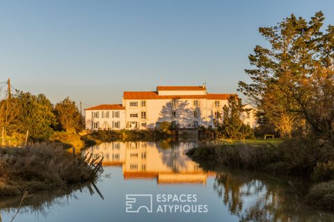 Moulin à marée avec gites et piscine en bord de Seudre