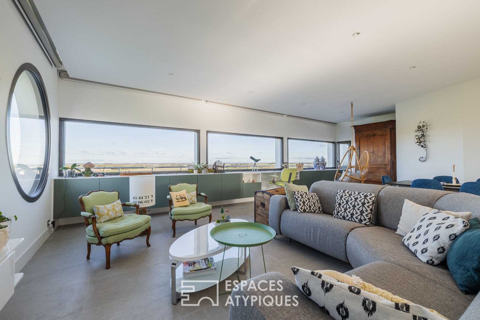 Elegant contemporary with contemplative view