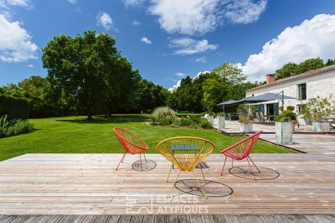 Grange rénovée et ses chambres d’hôtes d’exception