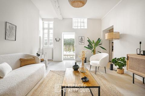 Écrin secret avec terrasse à deux pas du marché