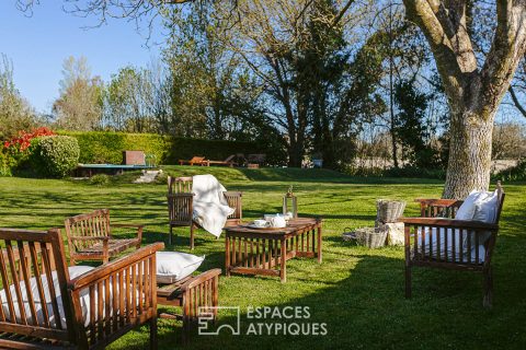 Grange rénovée en pleine nature