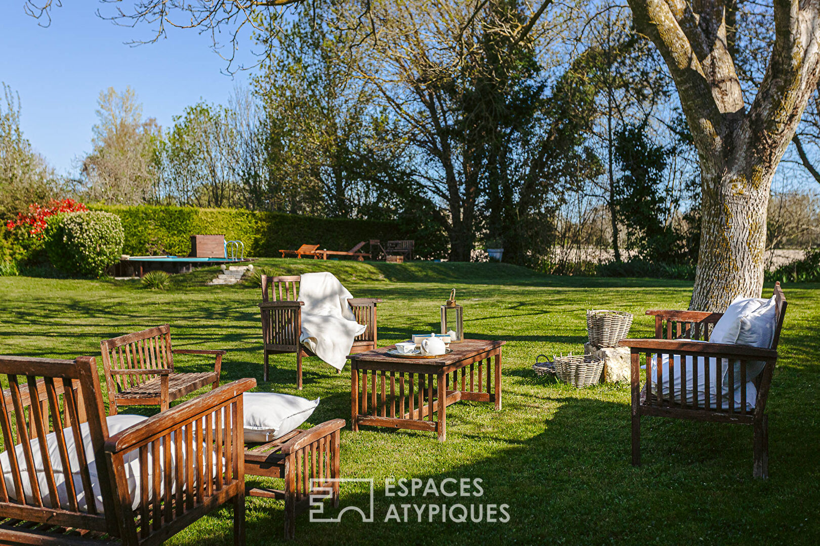 Grange rénovée en pleine nature
