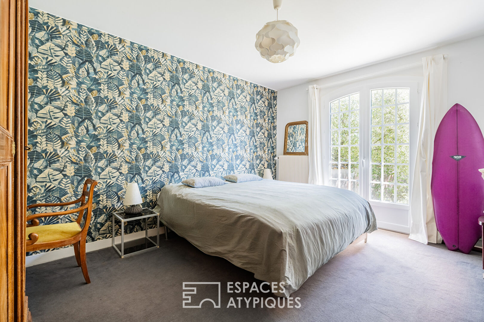 Maison lumineuse nichée dans un écrin de verdure entre plages et campagne