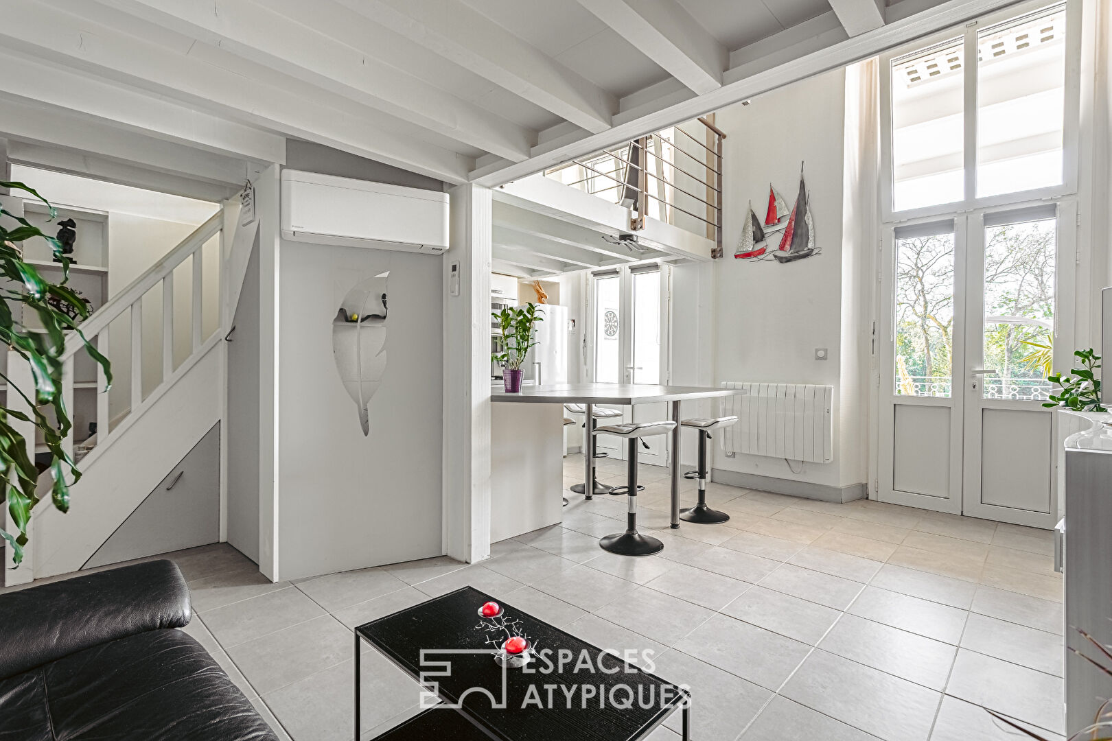 Loft avec terrasse dans un lieu unique