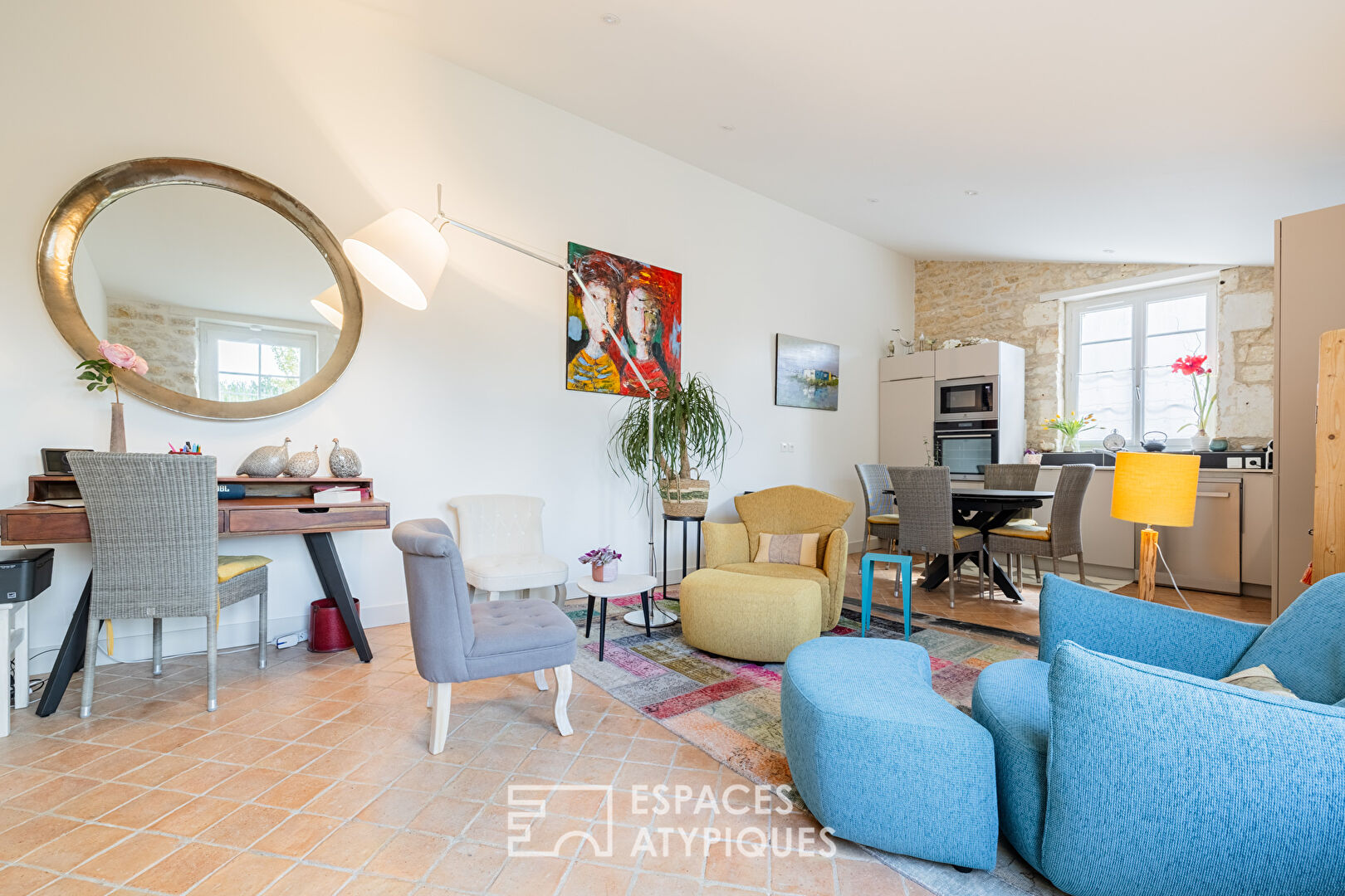 A former wine cellar transformed into a haven of peace