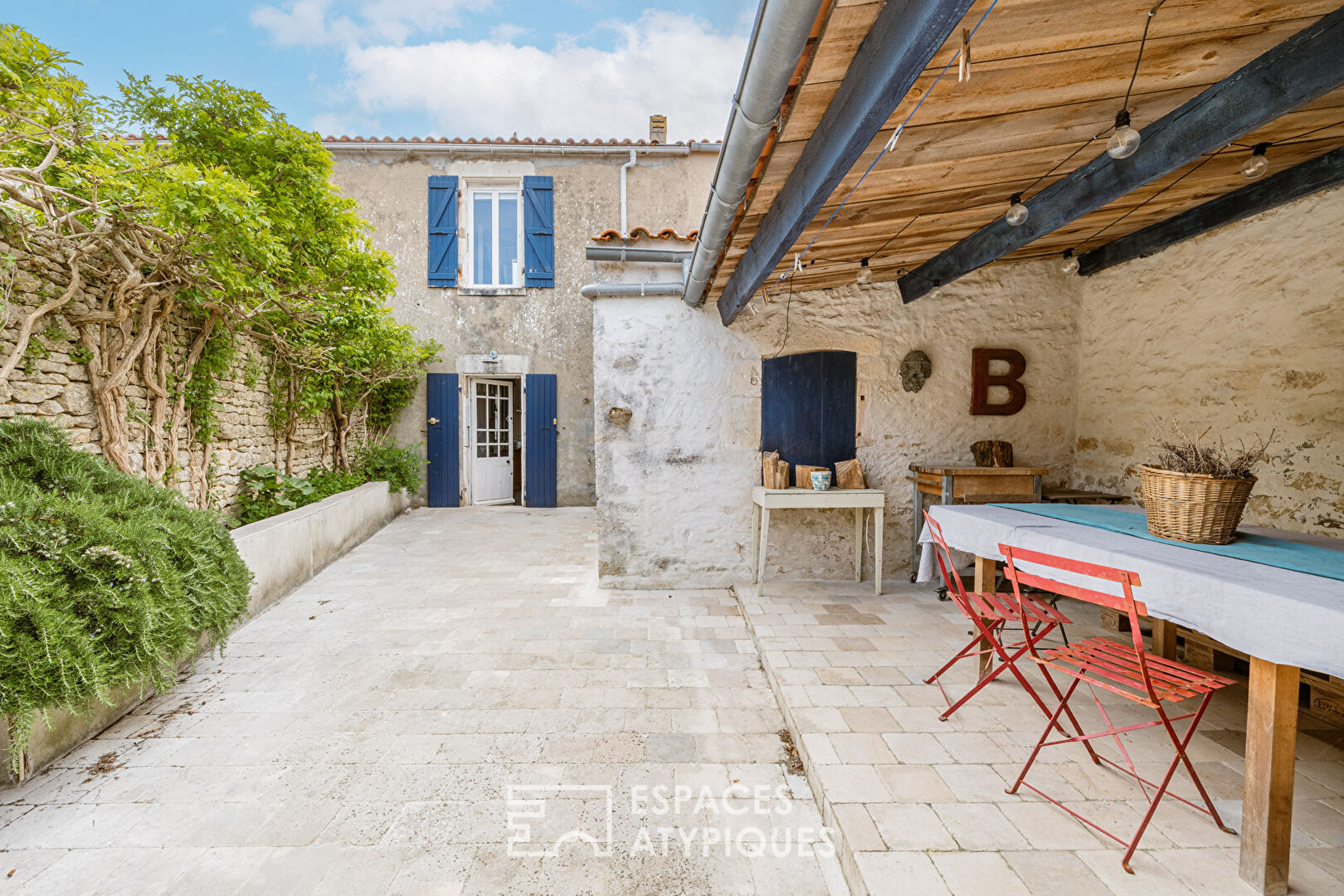 Summer refuge hidden in the heart of the village