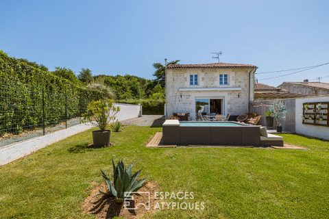 Maison charentaise rénovée entre Saintes et les plages