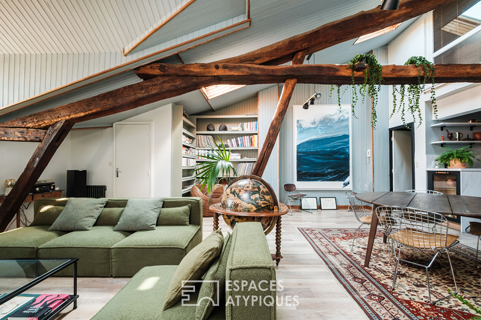 Duplex esprit loft dans le coeur historique