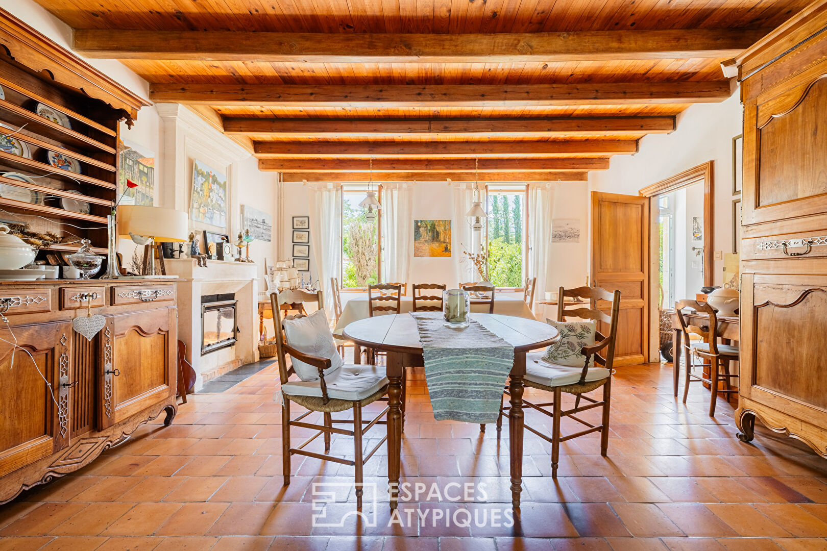 Authentique maison de campagne, l’art de vivre dans la nature