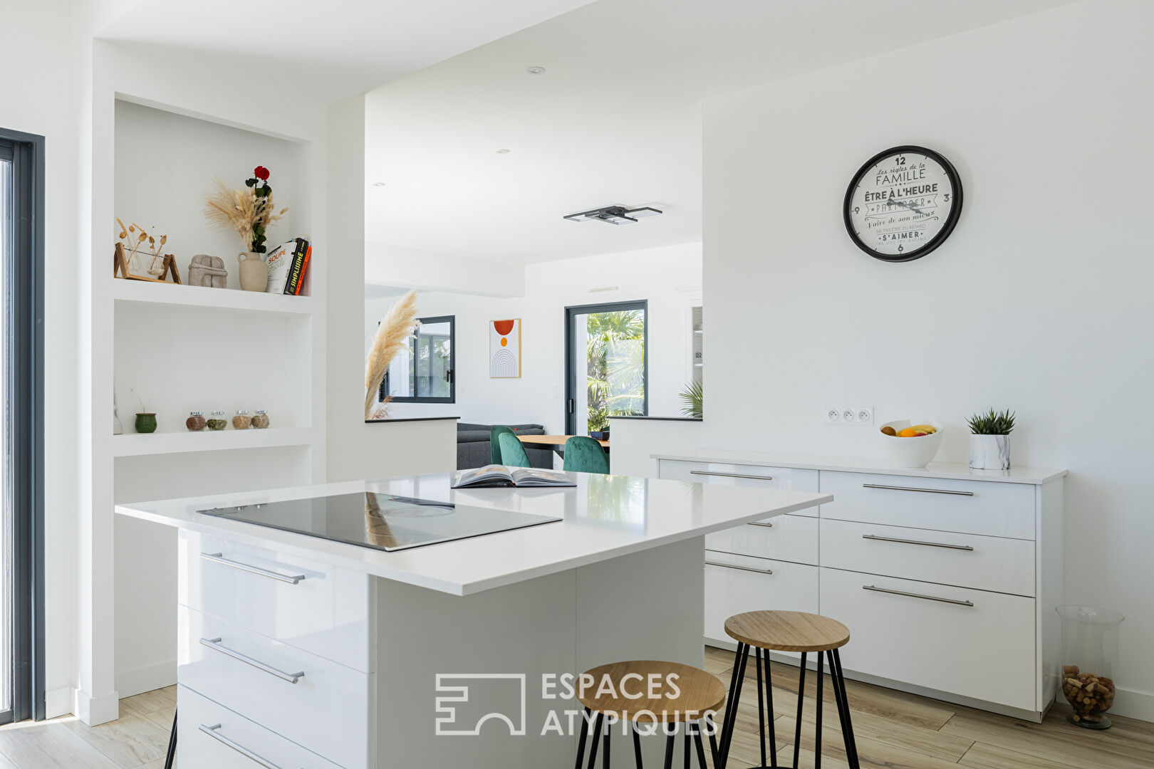 Contemporary with clean lines in a peaceful setting