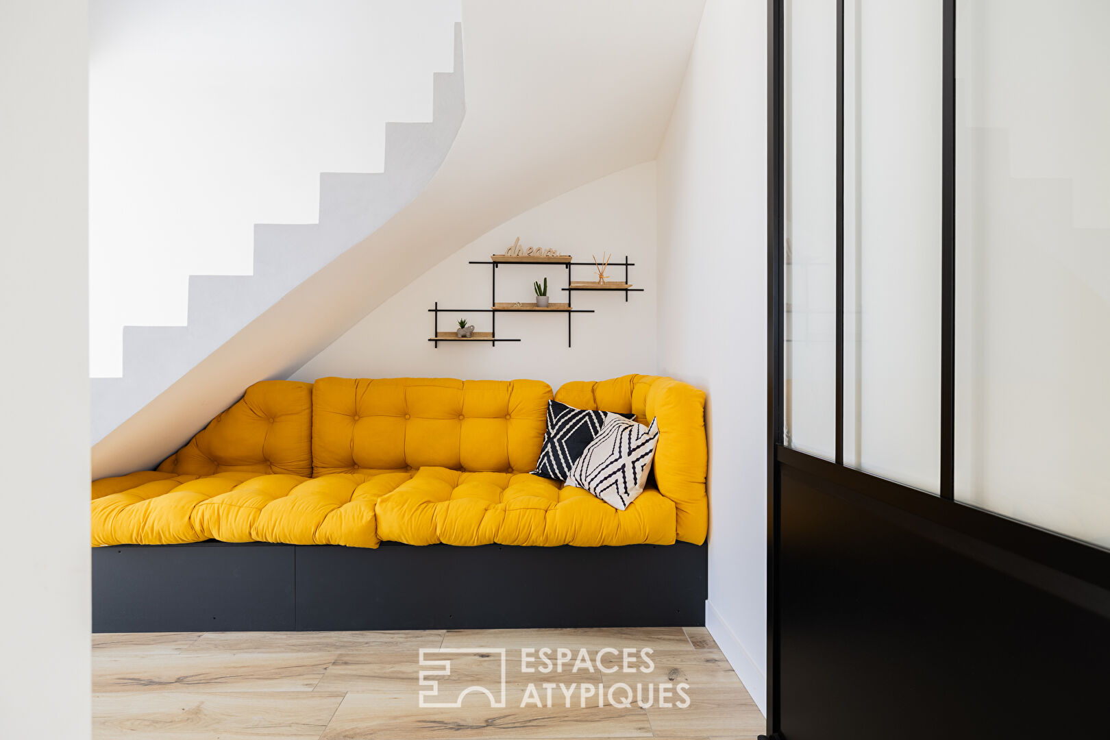 Contemporary with clean lines in a peaceful setting