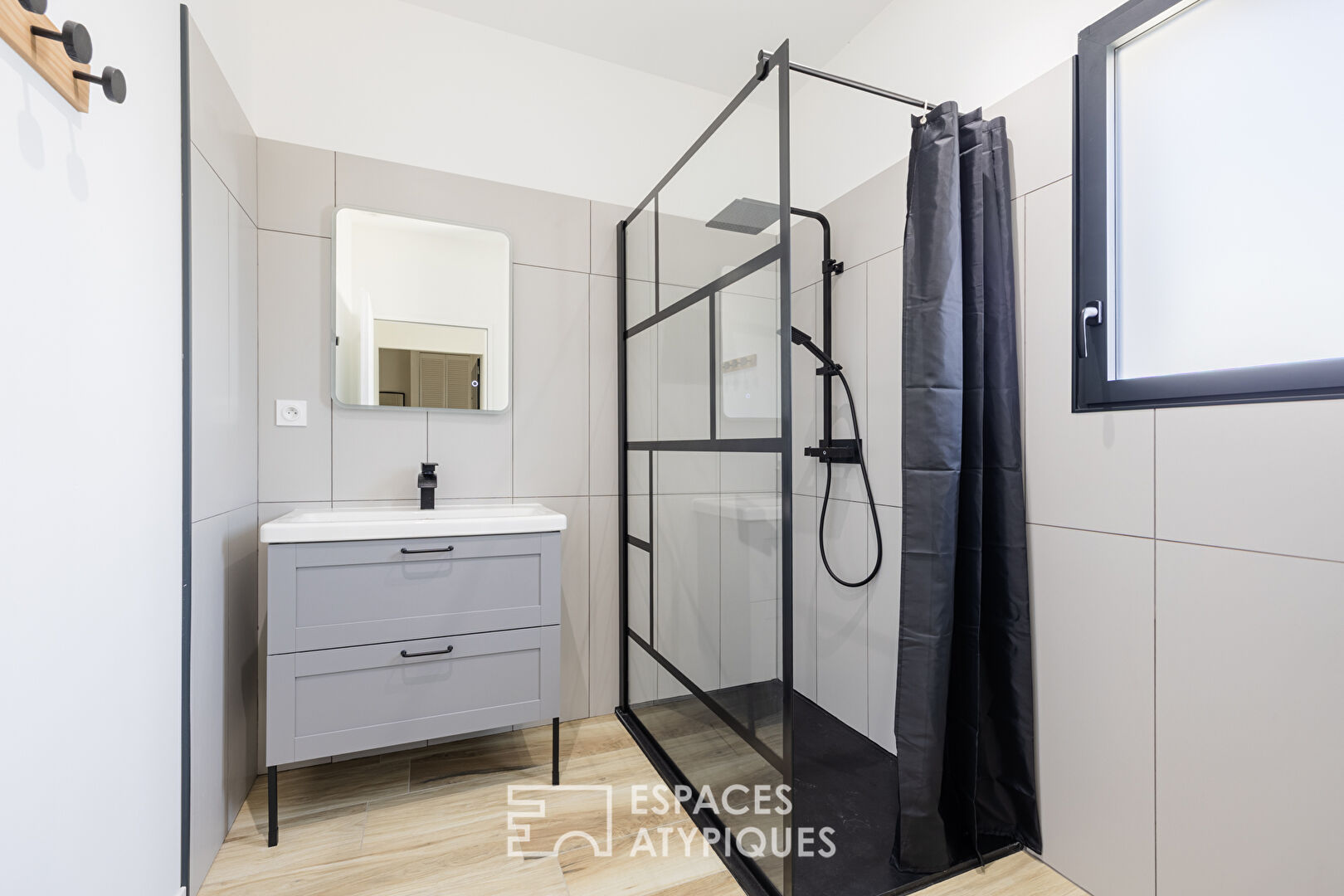 Contemporary with clean lines in a peaceful setting