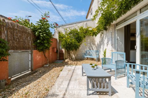 Appartement avec cour dans un cadre soigné