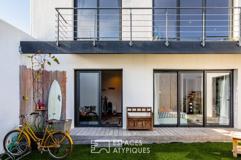 Villa en duplex inversé et sa vue sur l’océan