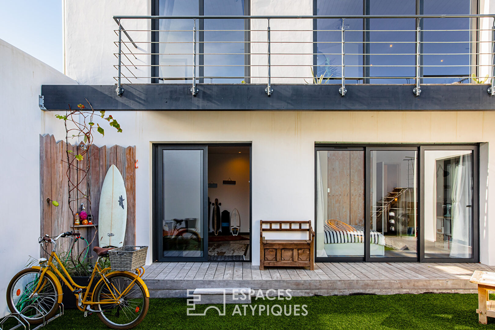 Villa en duplex inversé et sa vue sur l’océan