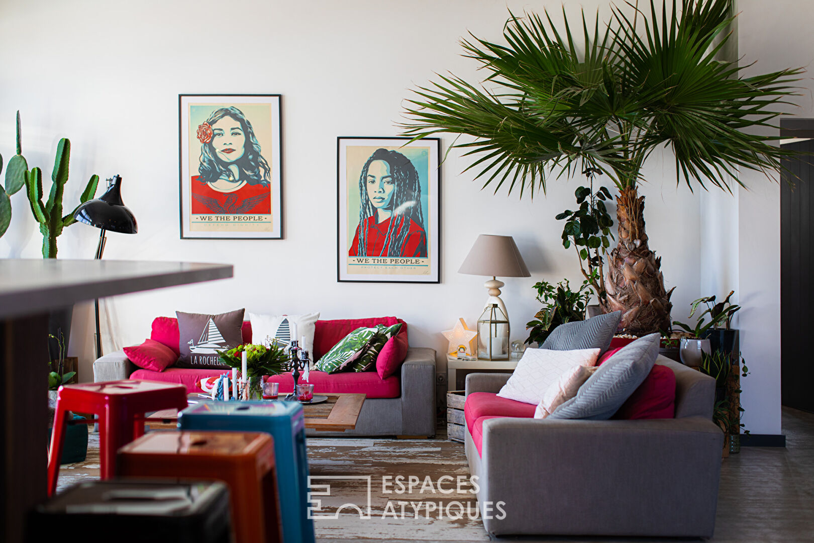 Villa en duplex inversé et sa vue sur l’océan