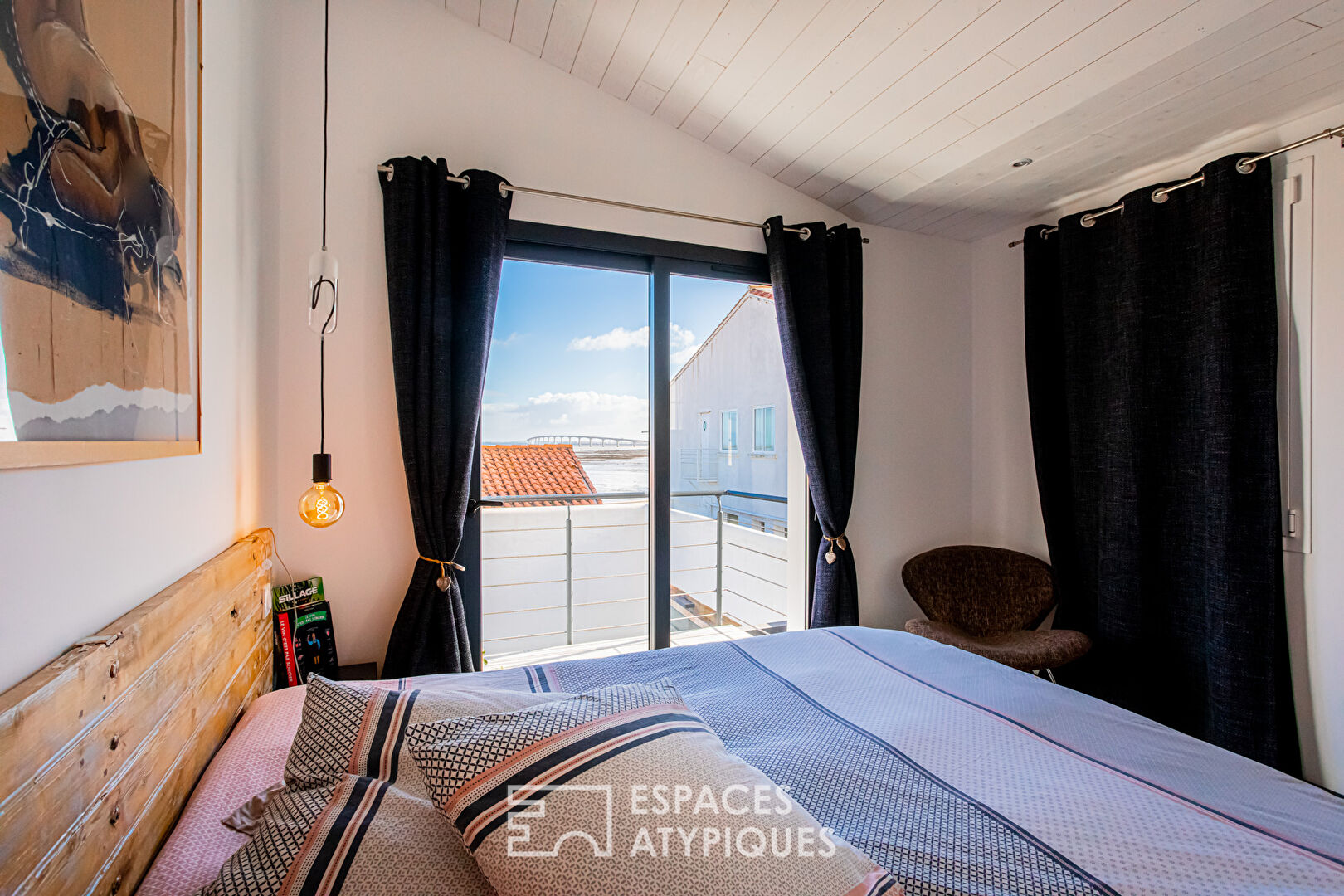 Villa en duplex inversé et sa vue sur l’océan