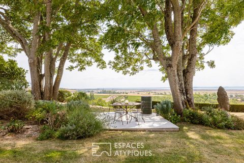 Propriété contemporaine à la vue imprenable