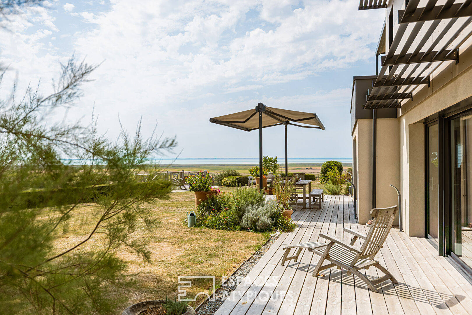 Propriété contemporaine avec vue imprenable