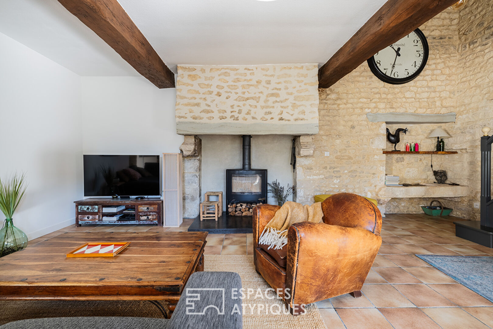 Farmhouse combining calm and authenticity