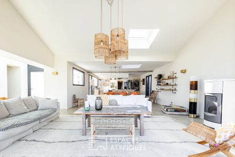 Contemporary landmark in the heart of the village