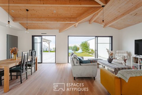 A well-maintained contemporary house with Scandinavian touches