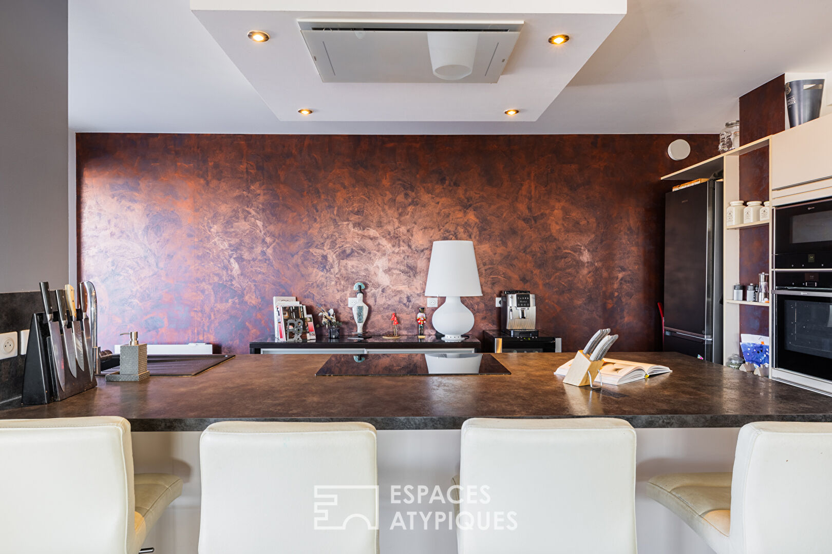 Appartement contemporain avec jardin suspendu sur les toits rochelais